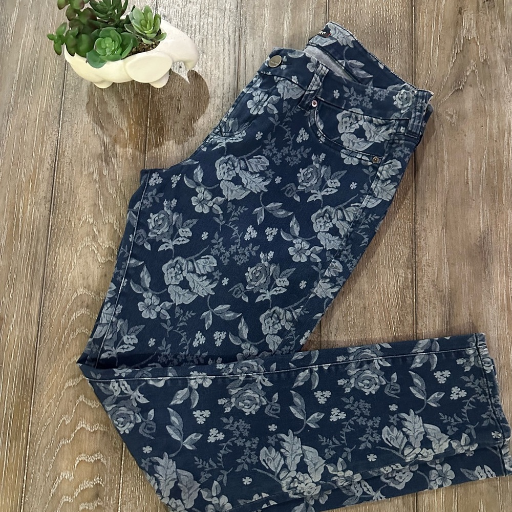 Dear John Blue Mini Pencil Jeggings for Casual Wear - Picture 12 of 13
